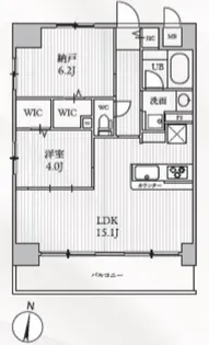 ラグゼナ浦和【9階】の間取り