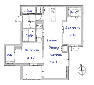 Will Court19【2階】の間取り