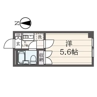 グローリアス横浜【3階】の間取り