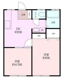 ハイツエコーA【1階】の間取り