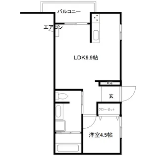 TORTUE【3階】の間取り