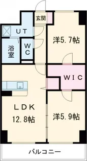 アグレアーブル【5階】の間取り