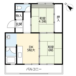 UR日の里【3階】の間取り