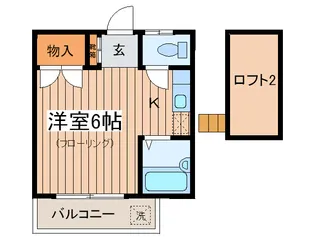 フローラルメイト松原【2階】の間取り