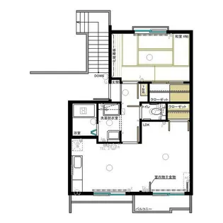 タウニーフクダ【2階】の間取り