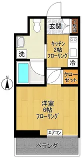 コートレミージュ宿河原【4階】の間取り