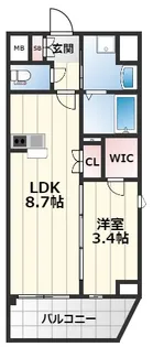 サムティ京橋Clear【10階】の間取り
