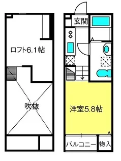 アヴェニューヒルズ大宮West【1階】の間取り