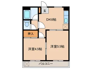 ストーク相模原【3階】の間取り