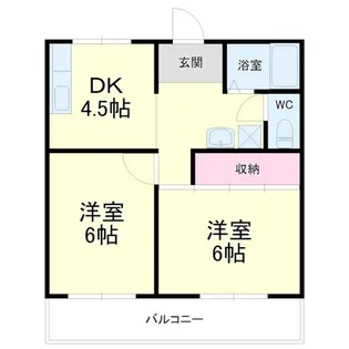メゾン入野【1階】の間取り