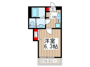 フェリオIII【1階】の間取り