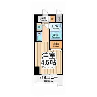 日興パレス川崎【4階】の間取り