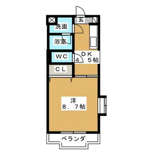 コスモス【1階】の間取り