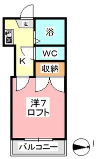 ホープロッジ北畝【2階】の間取り