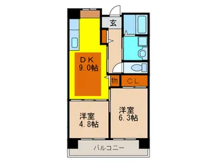 OPH北千里駅前【14階】の間取り