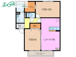 find birdie C【2階】の間取り