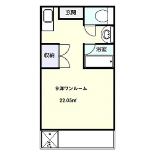 メゾンサンシャトー【2階】の間取り