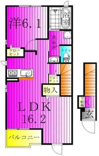 ブリーズ アベニュー【2階】の間取り
