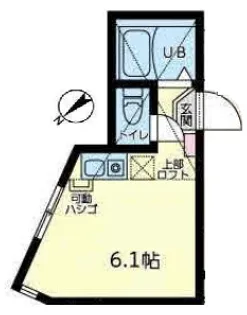 ユナイト梶山マンゴーサンデー【2階】の間取り