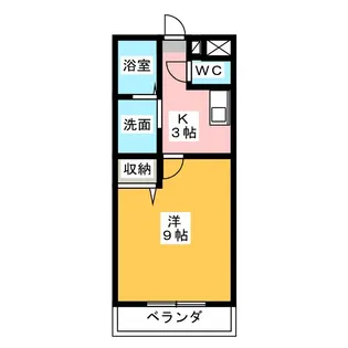 HERMIT CRAB 中央台【1階】の間取り