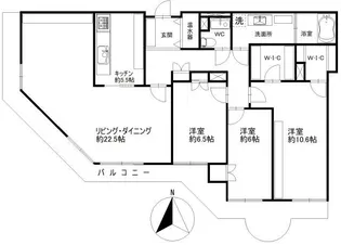 シティタワー仙台【24階】の間取り