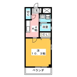 シェドゥーヴル八事【5階】の間取り