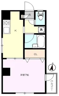 クレスト本郷【3階】の間取り