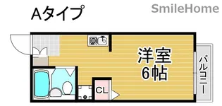 アネックス加賀屋【1階】の間取り