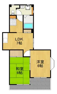 アビタヌーボ【2階】の間取り
