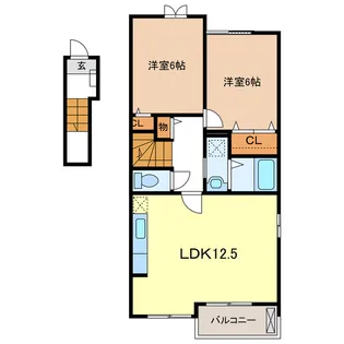 CEREJA【1階】の間取り
