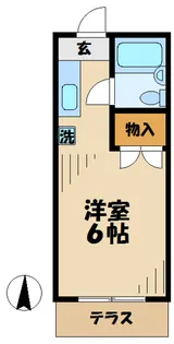 美玉荘【1階】の間取り