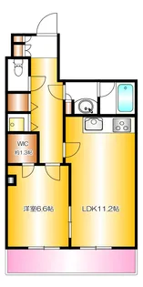 Harrahs(ハーラーズ)【4階】の間取り