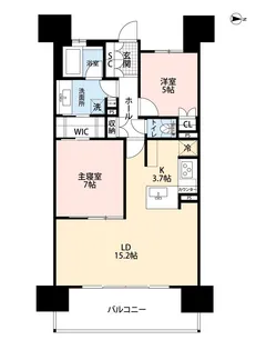 プレミスト佐藤【7階】の間取り