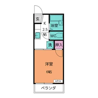 サンベルン【2階】の間取り