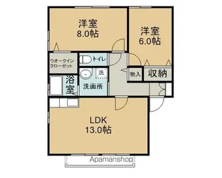 セバハウス【2階】の間取り