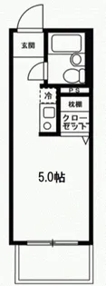 アヴェニール高野台【4階】の間取り