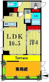 Cercidy Tower View St.【1階】の間取り