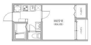 ハッチェス 武蔵関【1階】の間取り