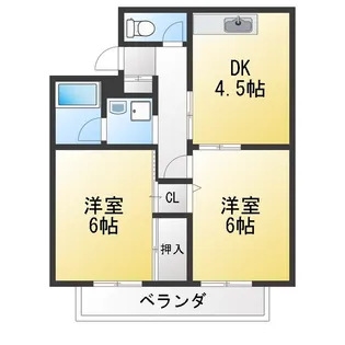 さつきが丘メープル【2階】の間取り