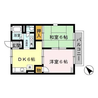 メゾンボナール【1階】の間取り