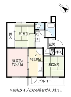 UR藤の台【1階】の間取り