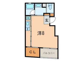 フォルトゥナータ芦屋【2階】の間取り