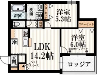 コスモメゾンI【3階】の間取り
