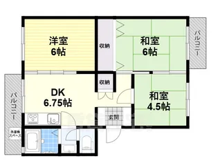 余慶マンション【4階】の間取り