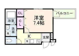 フジパレス堺なかもず【1階】の間取り
