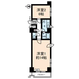 フォルム常盤【2階】の間取り