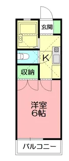 藤沢ドミール21【2階】の間取り
