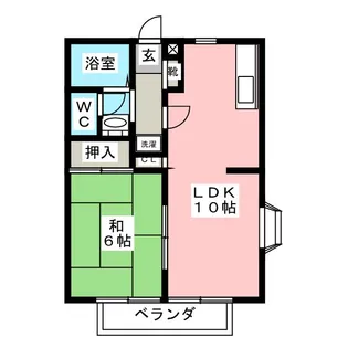 アーバンリゾート2号館【1階】の間取り