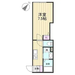 JH AXIS谷在家【3階】の間取り