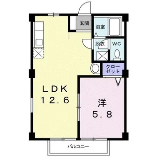 BELLE CITY司【1階】の間取り